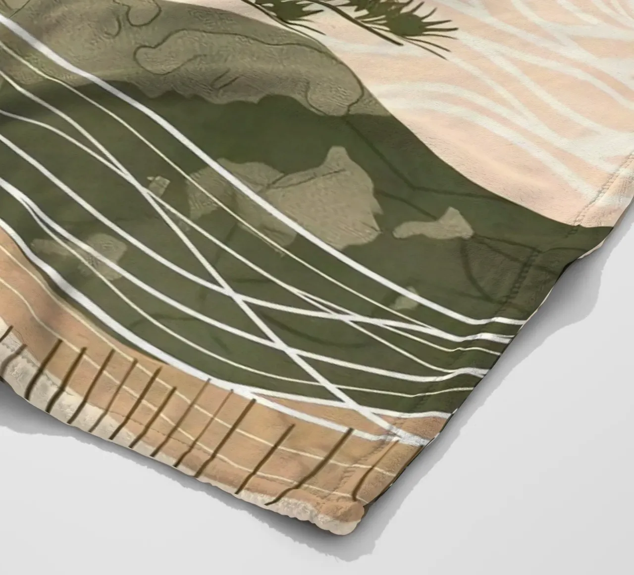 patterned abstract plaid polaire de Histrol