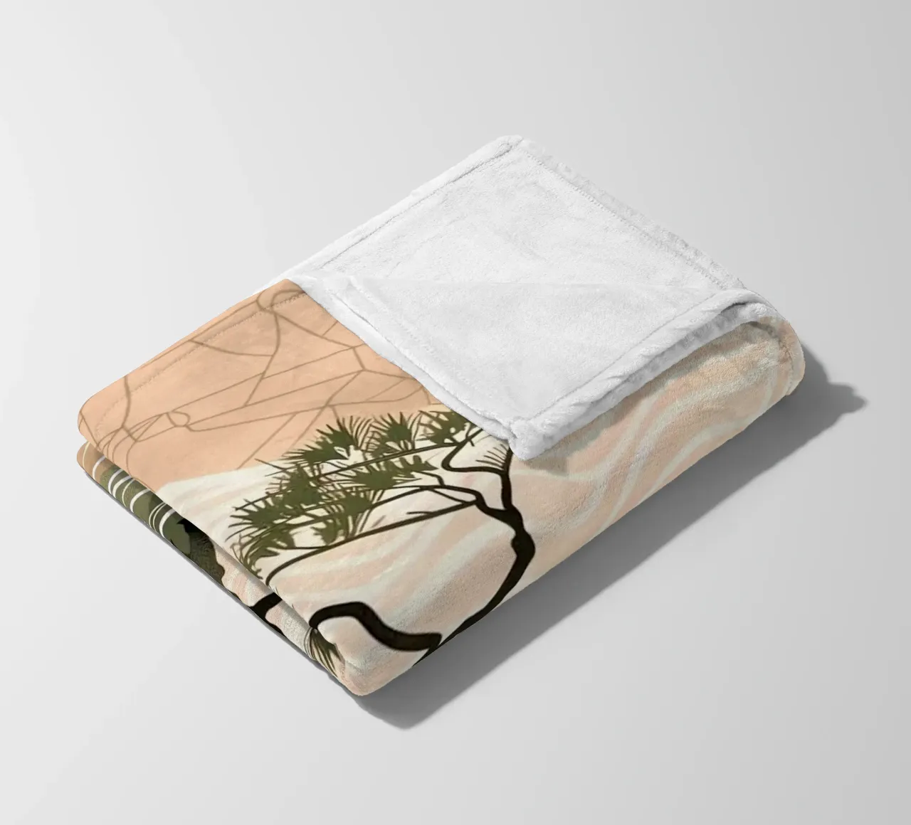 patterned abstract plaid polaire de Histrol