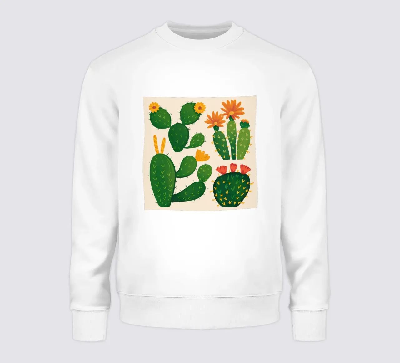 Cactus del deserto in fiore felpa da Obs Canvas