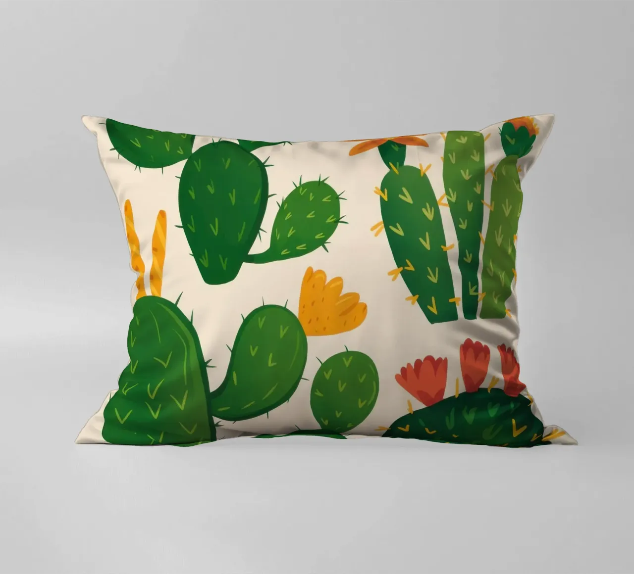 Cactus del deserto in fiore cuscino da Obs Canvas