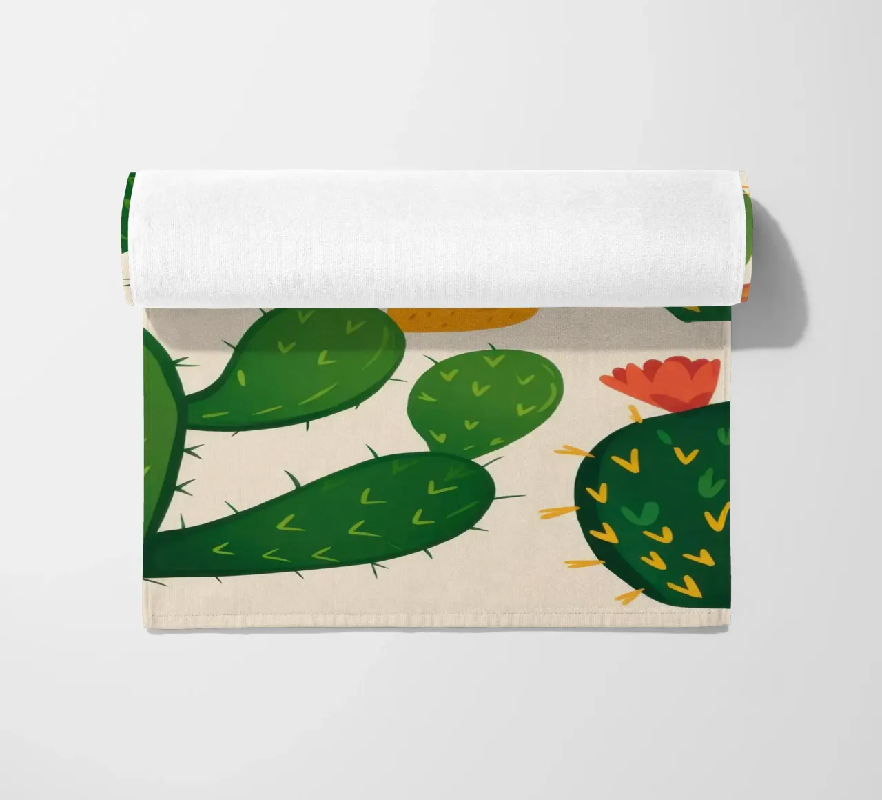 Cactus del deserto in fiore telo mare da Obs Canvas