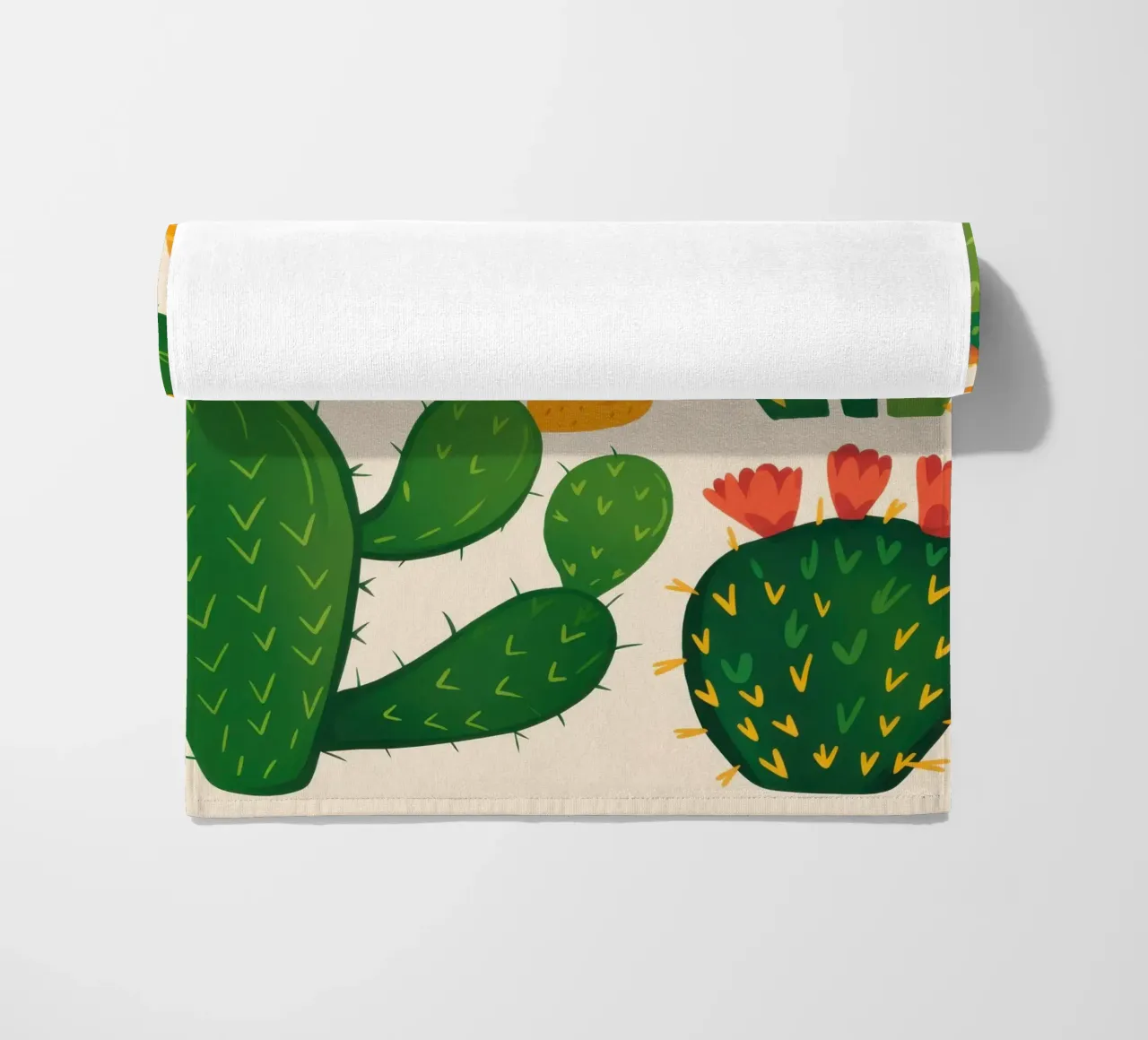 Cactus del deserto in fiore telo mare da Obs Canvas