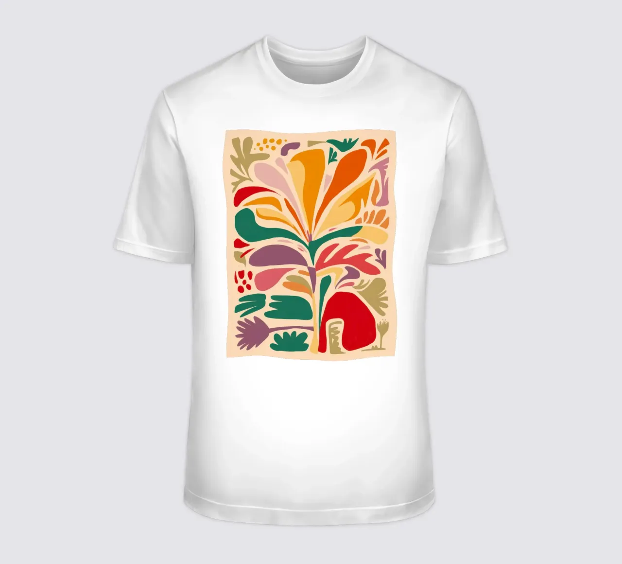Gioia floreale astratta t-shirt da Irish Strokes