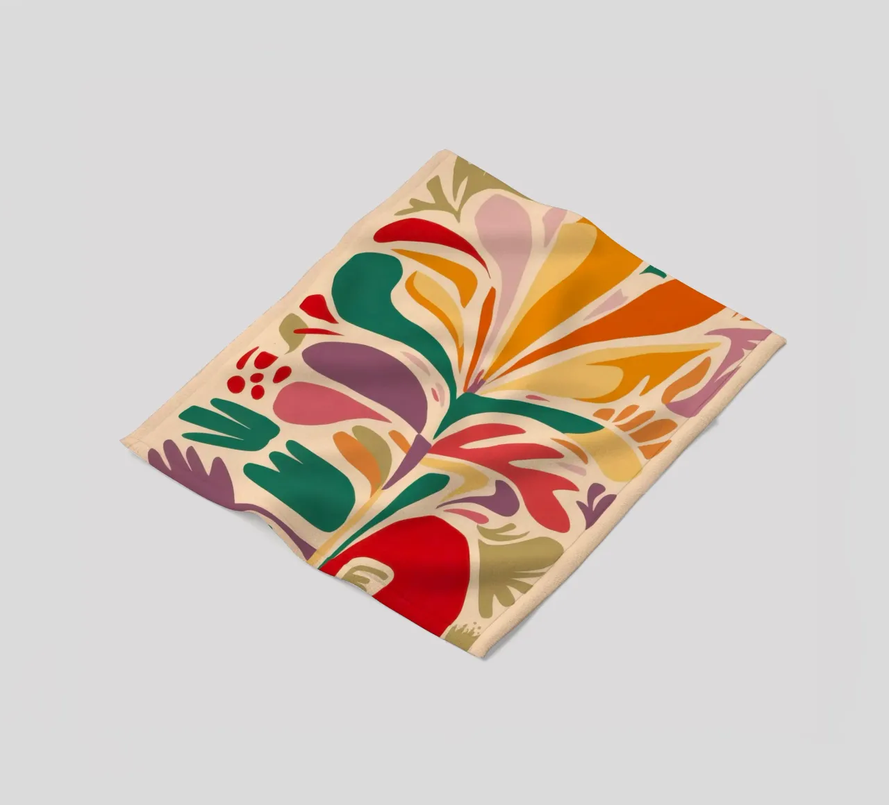 Gioia floreale astratta coperta in pile da Irish Strokes