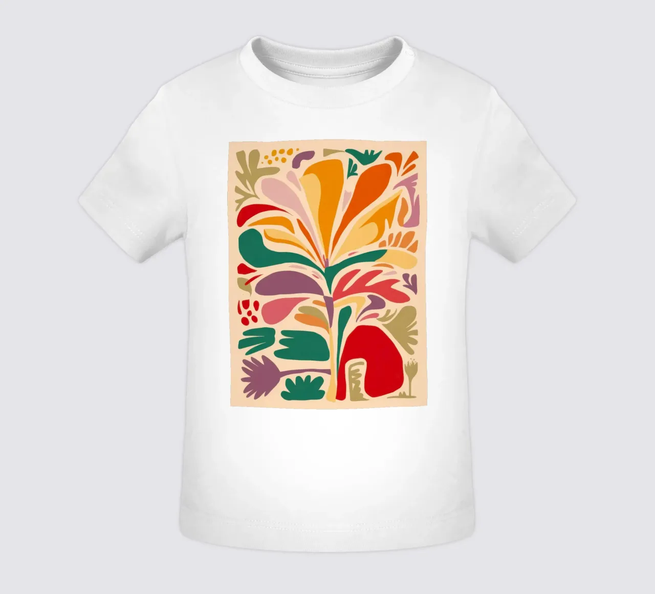 Gioia floreale astratta maglietta neonato da Irish Strokes