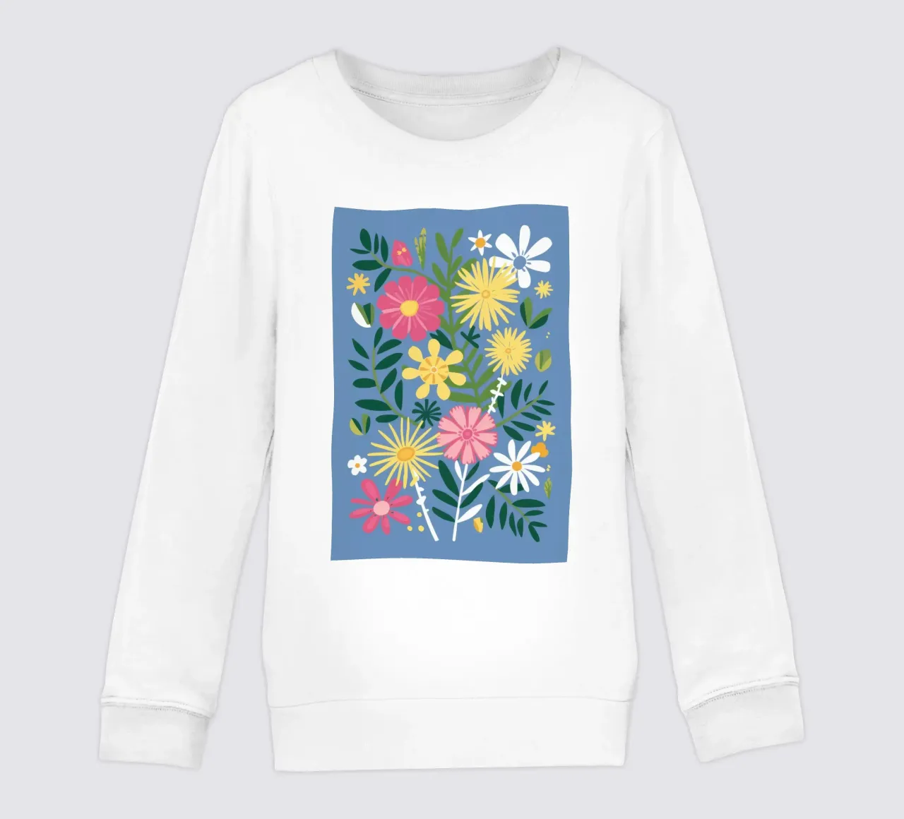 Scoppio del giardino di fiori selvatici felpa bambino da Trace Brush