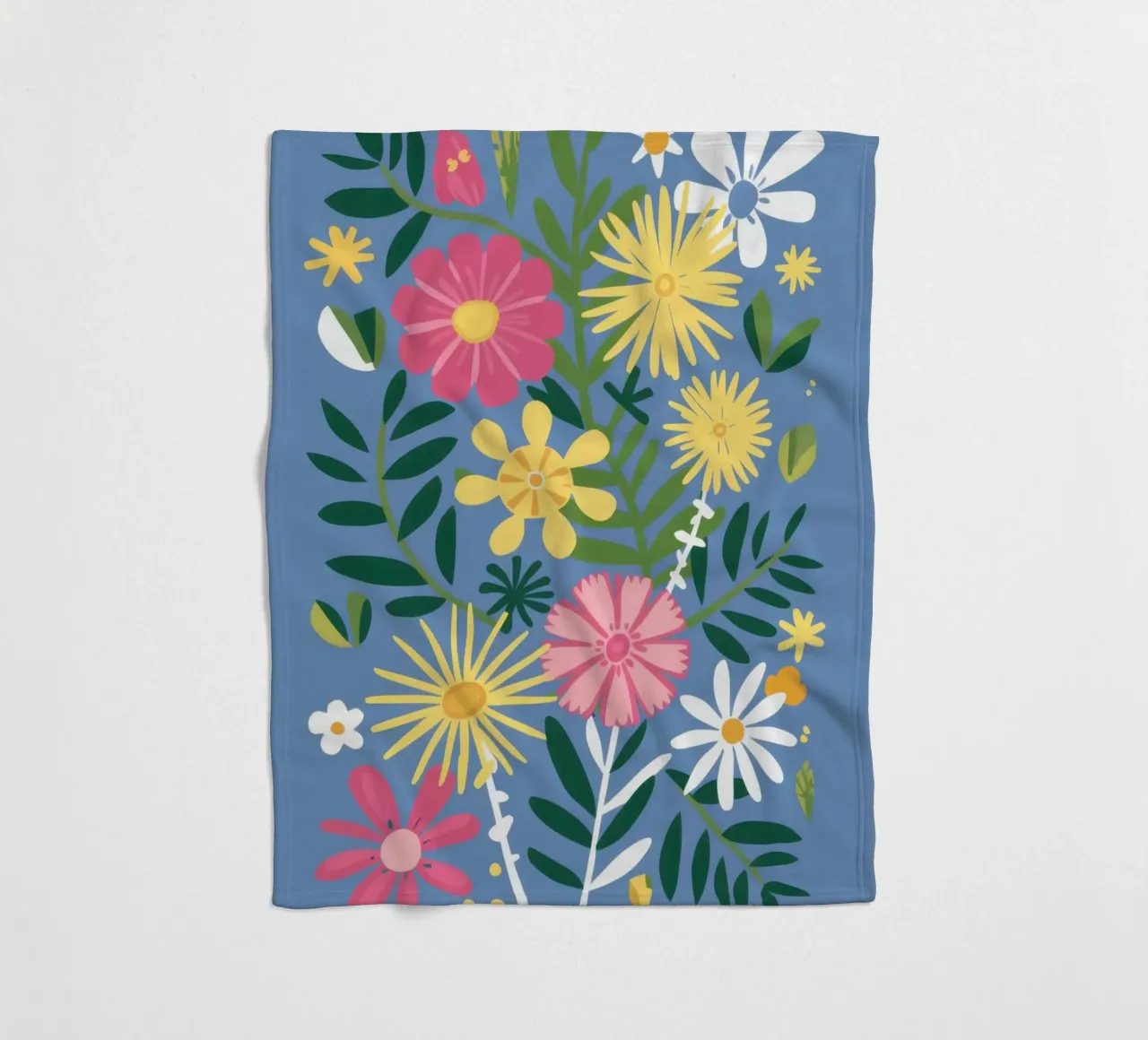 Scoppio del giardino di fiori selvatici coperta in pile da Trace Brush