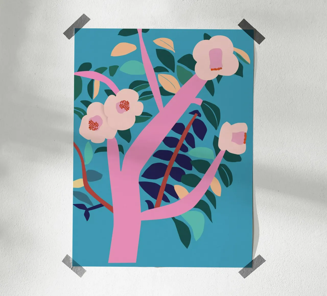 Frühlingsblüte Hahnemühle von Asha Designs