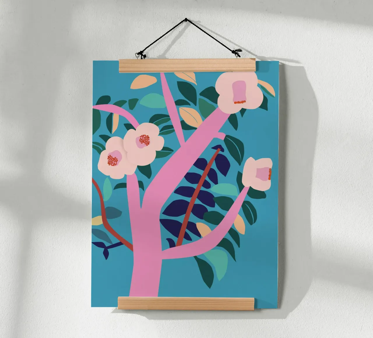 Frühlingsblüte Hahnemühle von Asha Designs