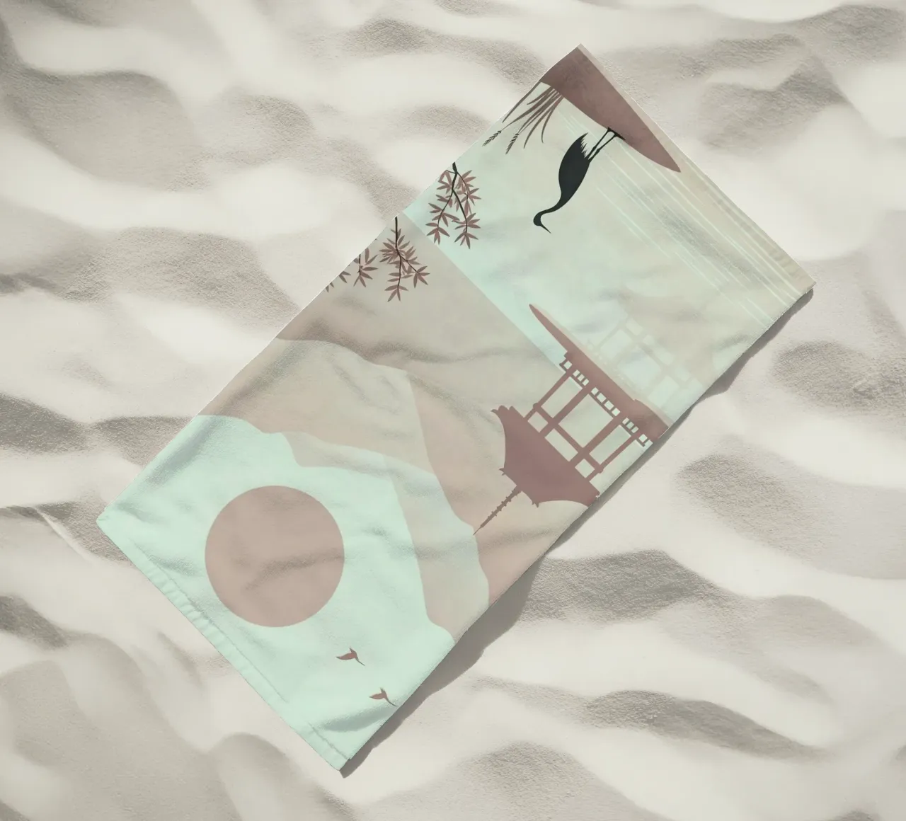 reflection silhouette telo mare da Histrol