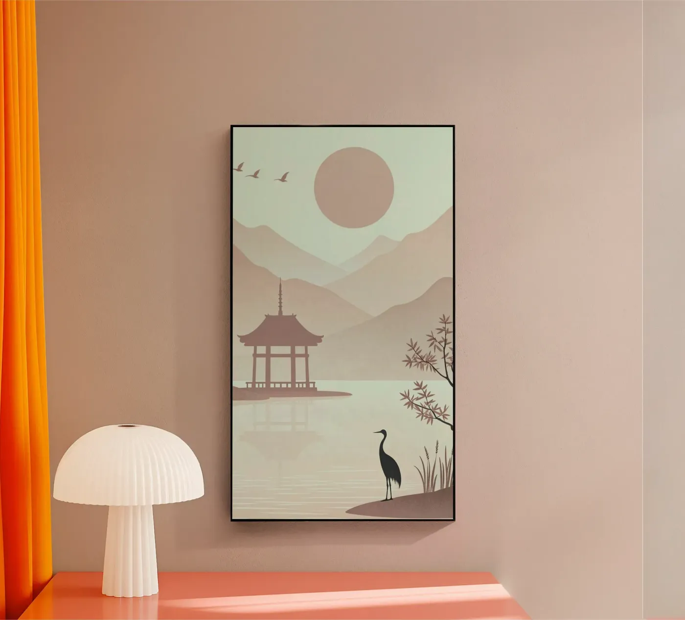 reflection silhouette acryl van Histrol