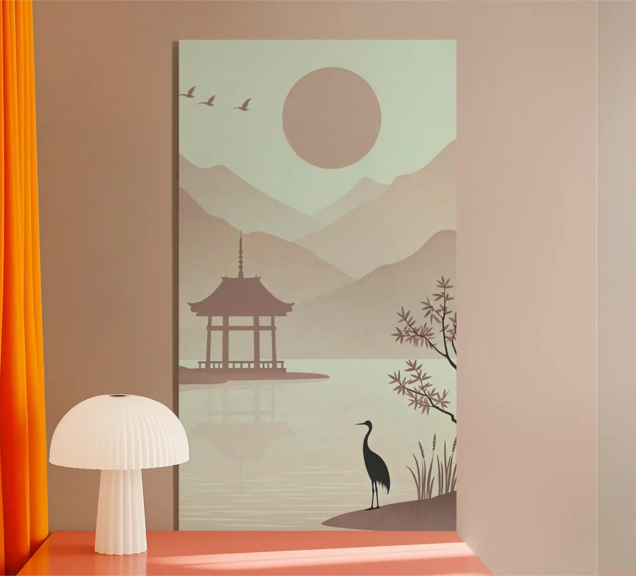 reflection silhouette Acryl-Glas von Histrol