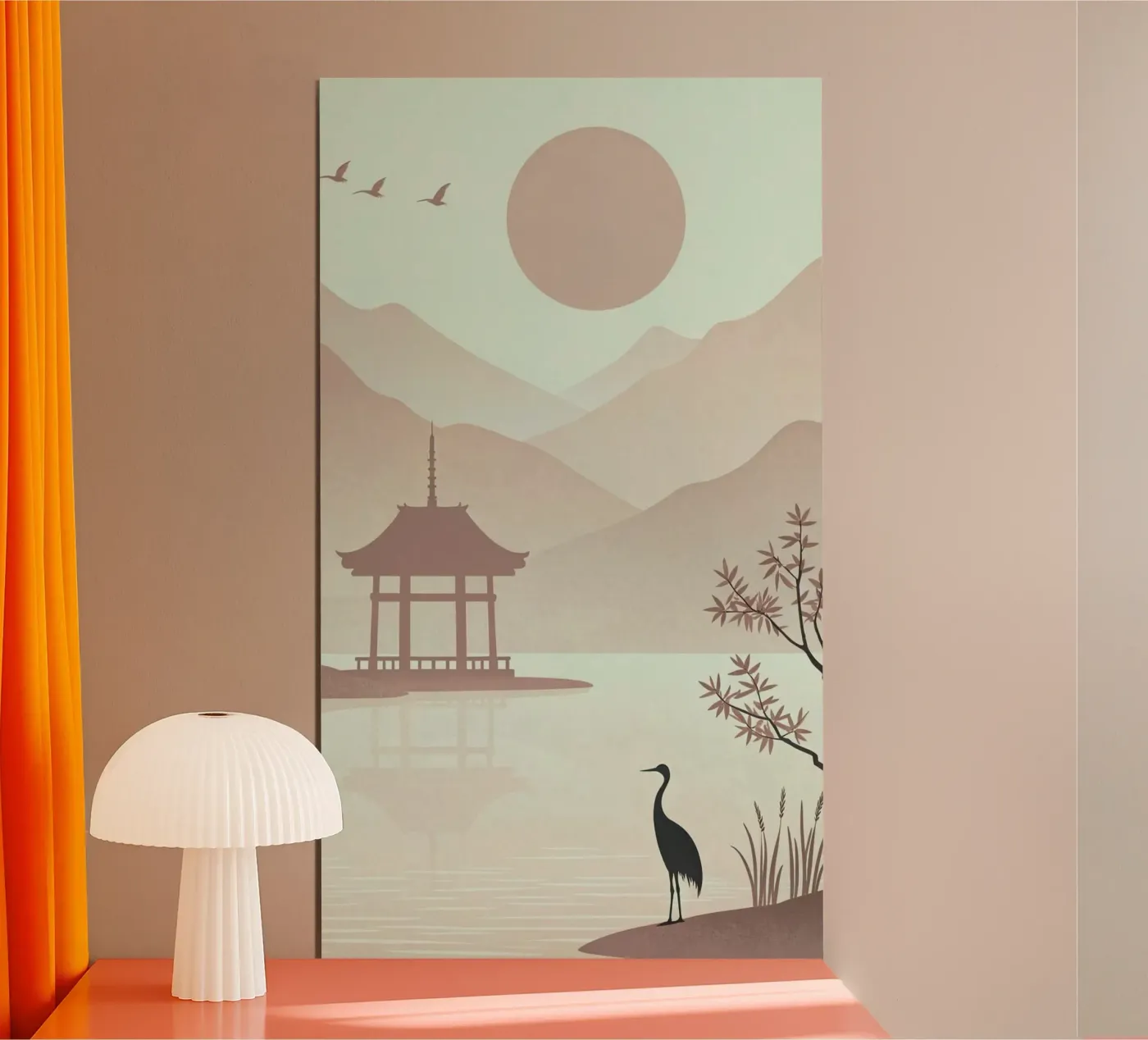 reflection silhouette poster by Histrol