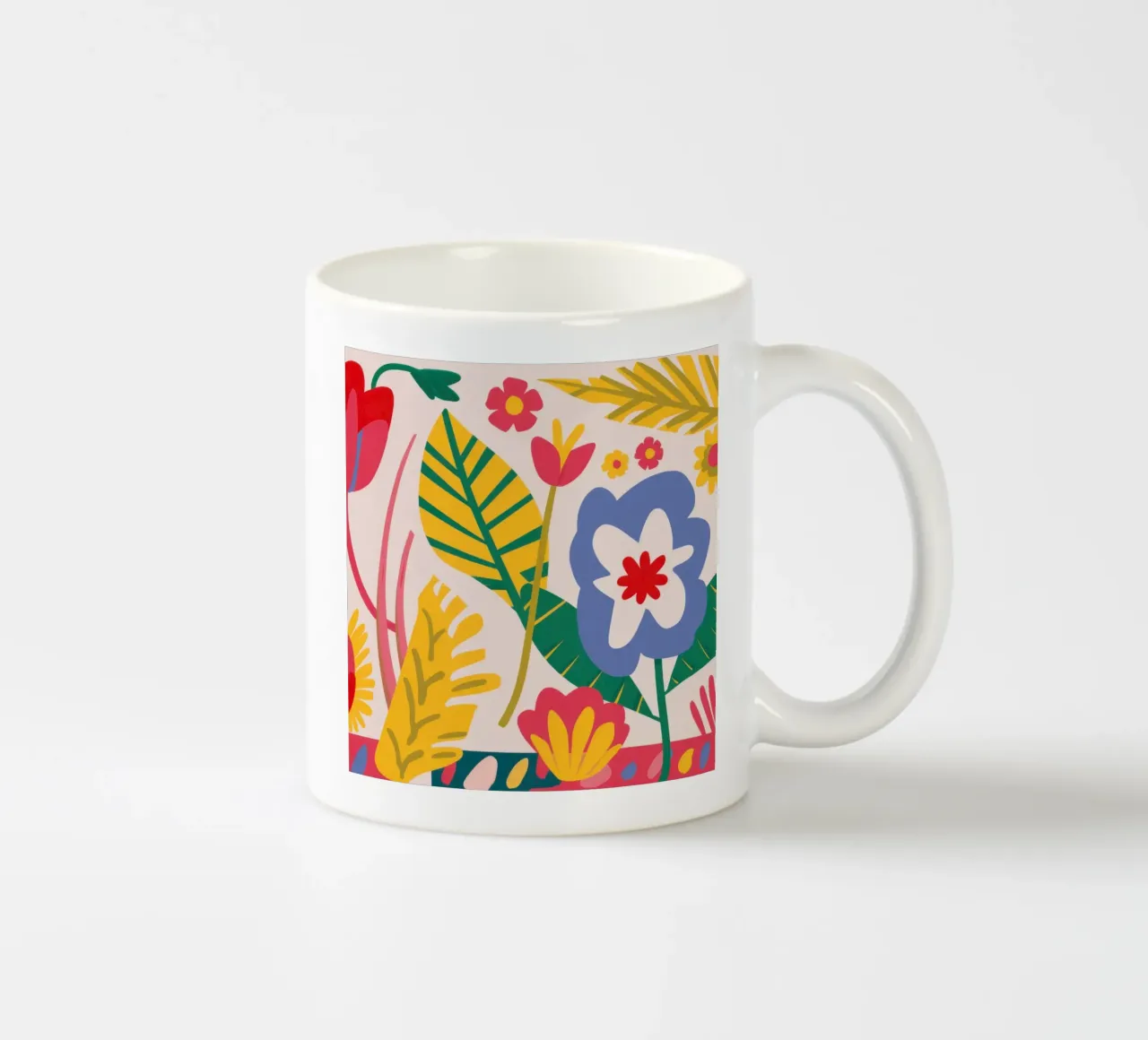 Fiori popolari in grassetto tazza in ceramica da Selene Shade