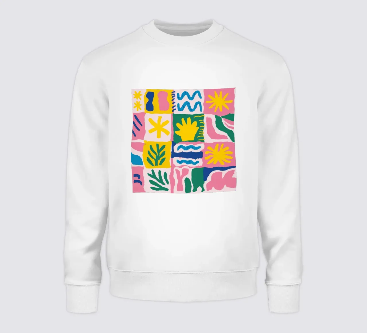 Joyful Pattern Grid felpa da Obs Canvas