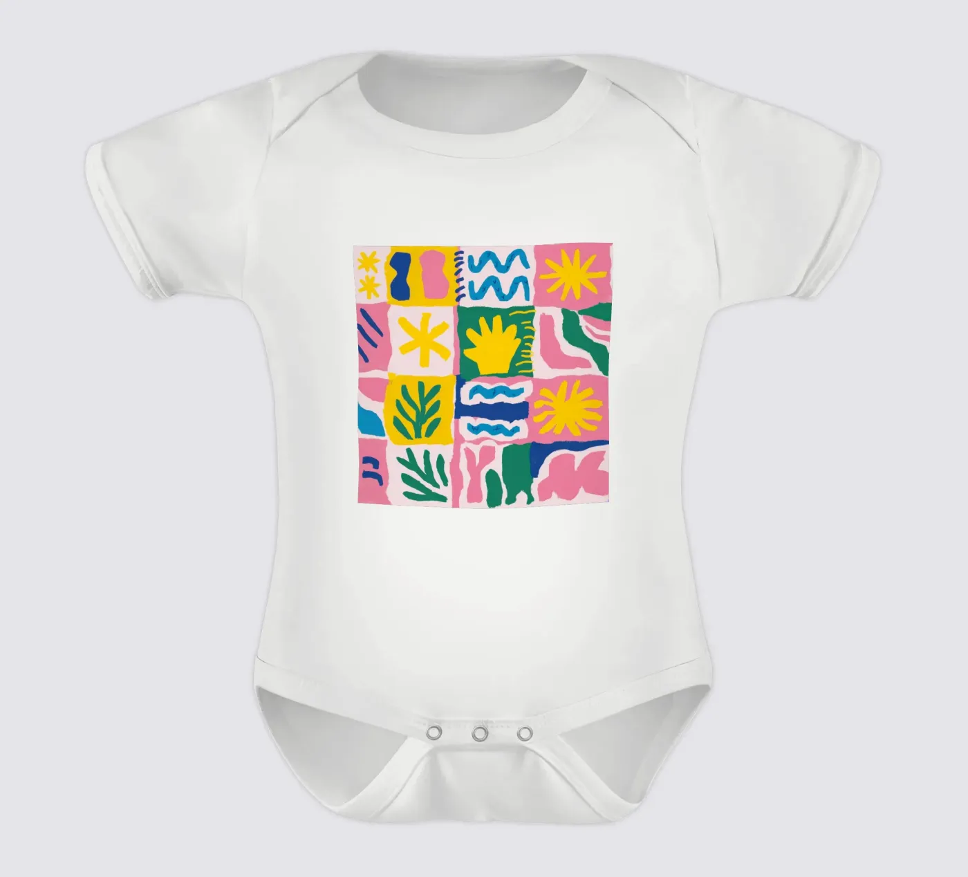 Grille de motifs joyeux body bébé de Obs Canvas