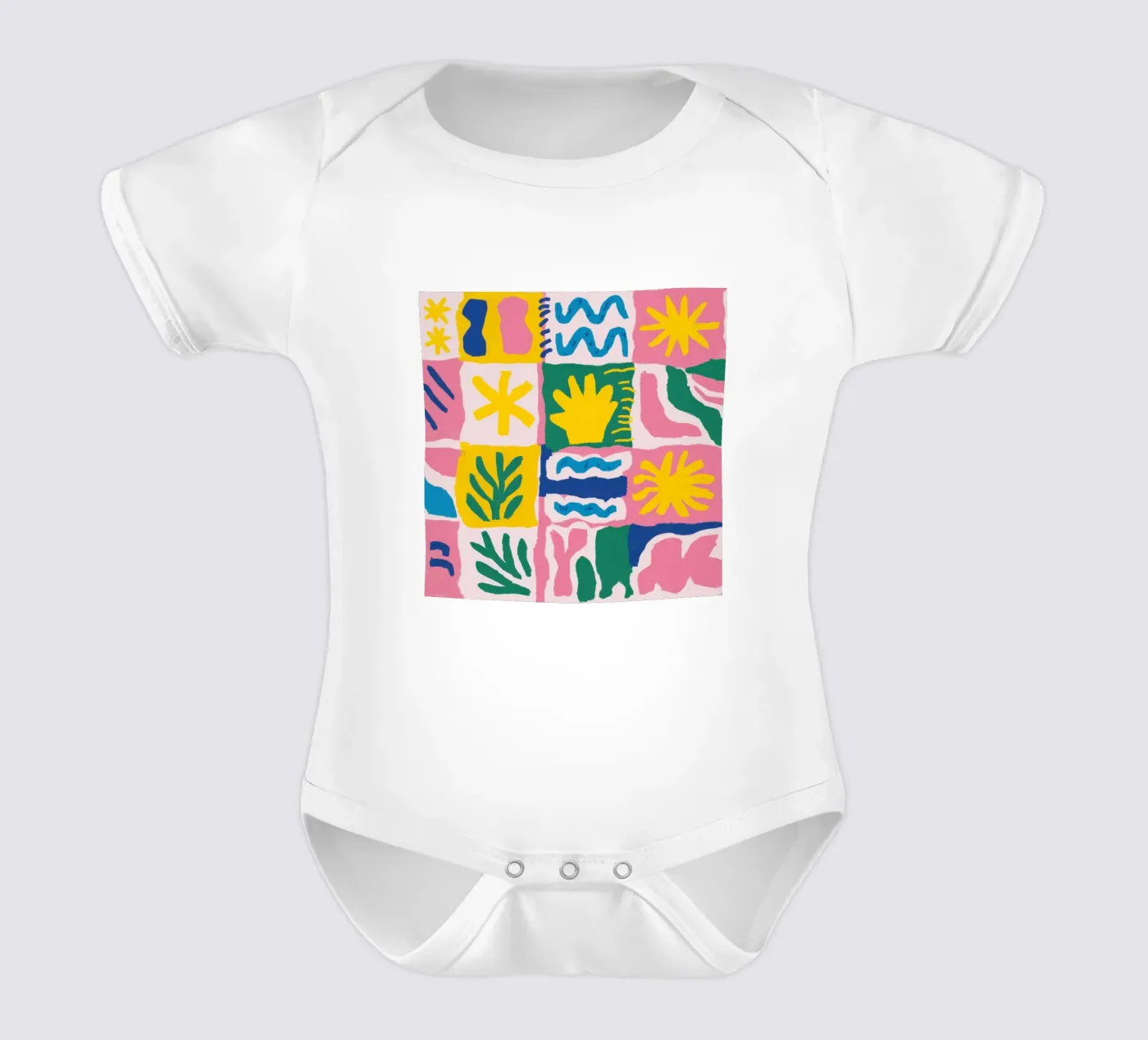 Grille de motifs joyeux body bébé de Obs Canvas