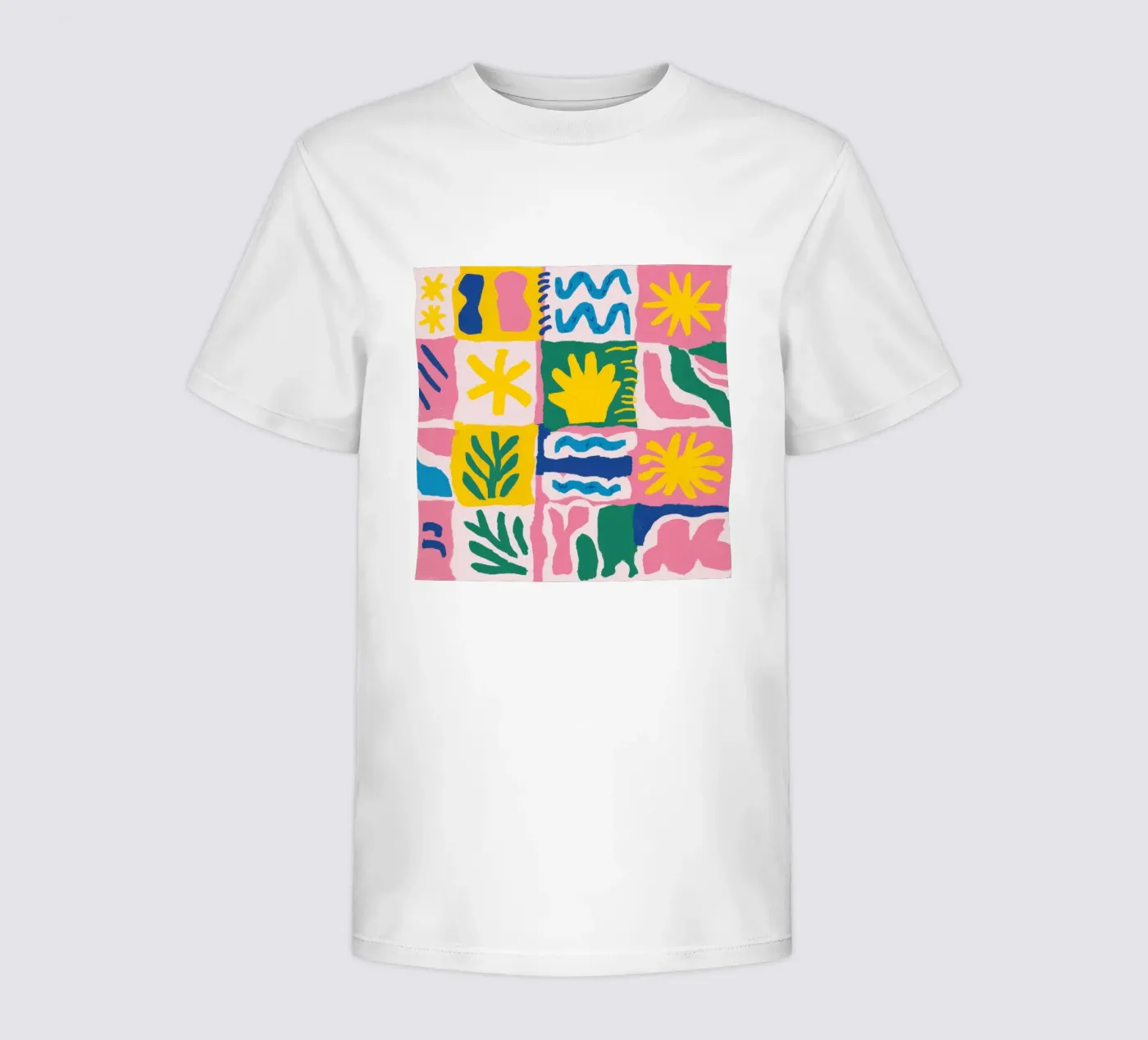 Griglia di motivi gioiosi t-shirt bambini da Obs Canvas