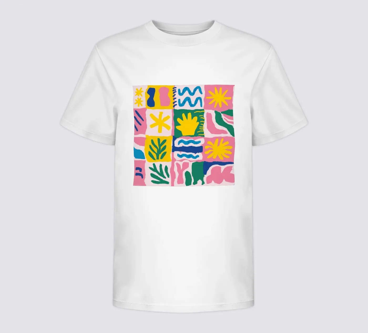 Griglia di motivi gioiosi t-shirt bambini da Obs Canvas