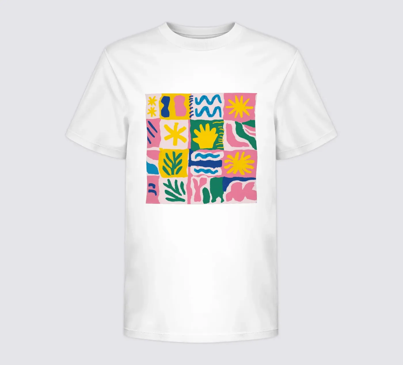 Griglia di motivi gioiosi t-shirt bambini da Obs Canvas