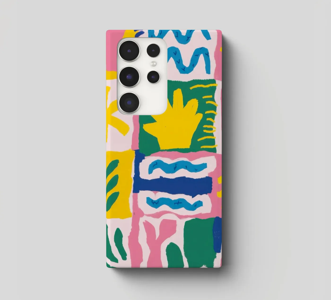 Griglia di motivi gioiosi cover samsung da Obs Canvas