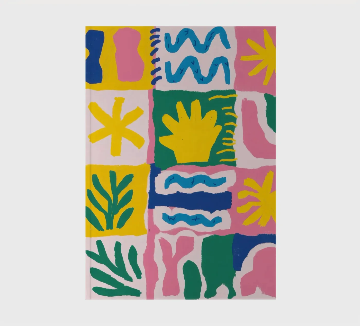 Joyful Pattern Grid Notizbuch von Obs Canvas