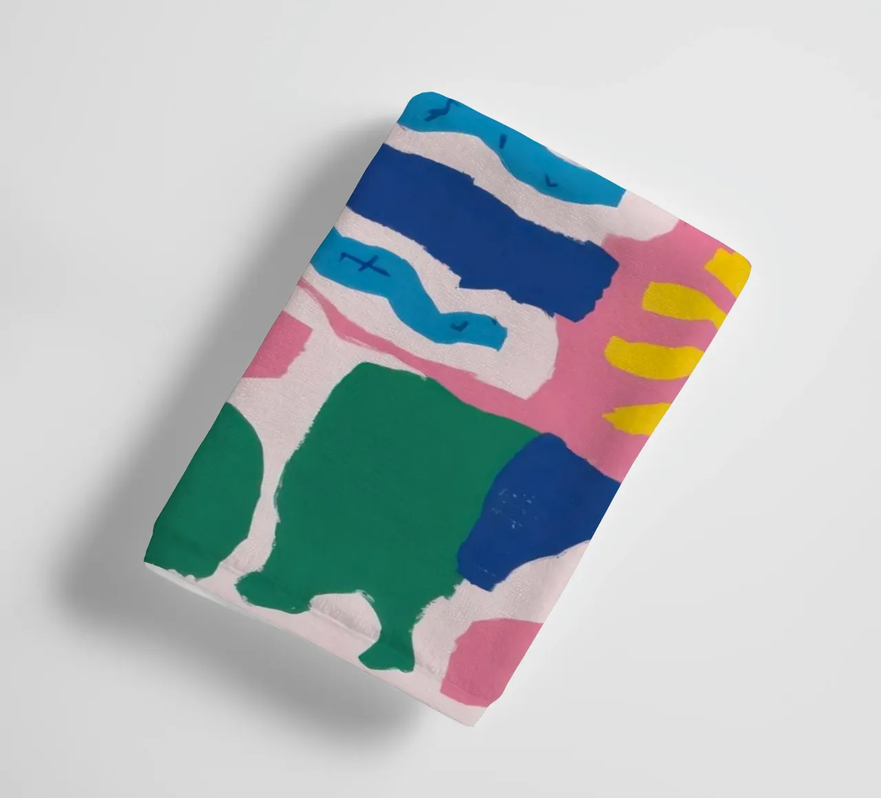 Joyful Pattern Grid towel by Obs Canvas