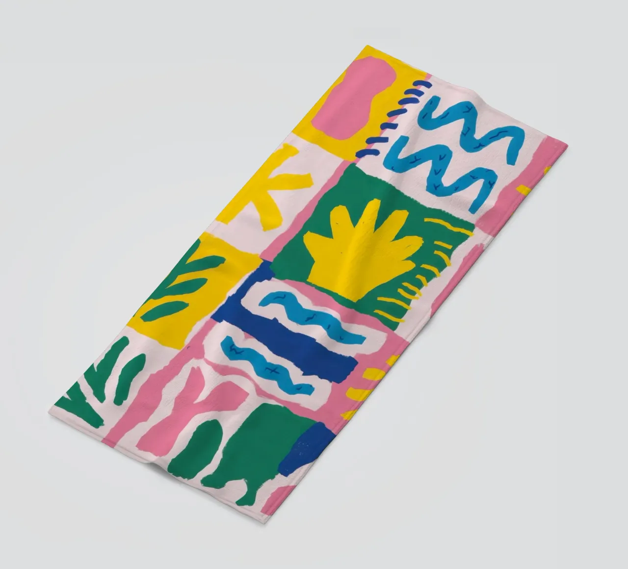 Griglia di motivi gioiosi telo mare da Obs Canvas