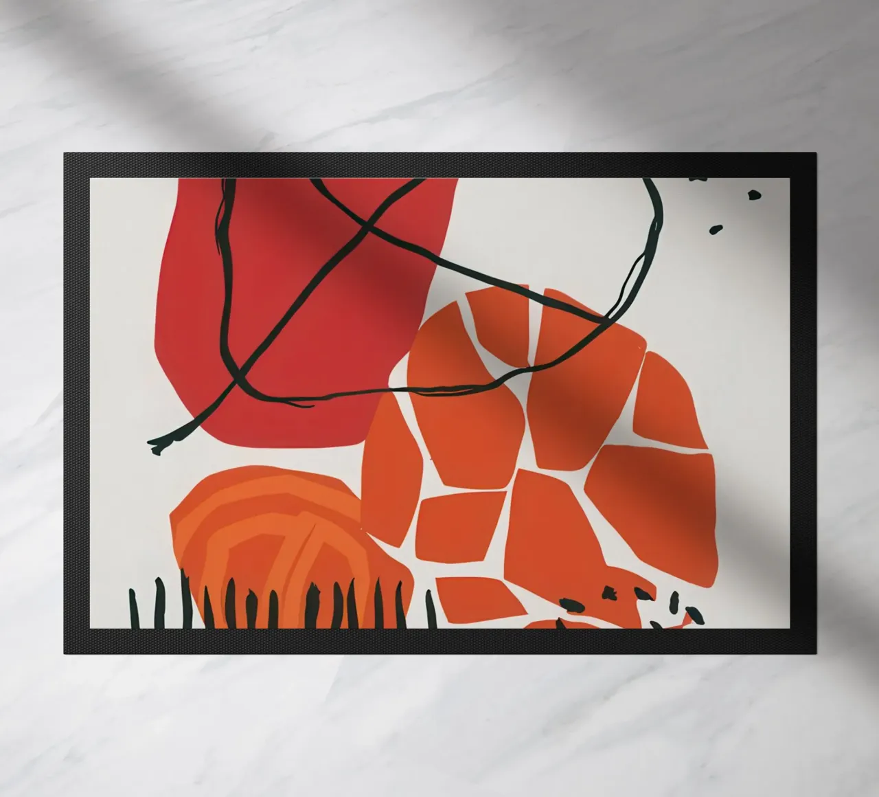 Frammenti emozionali Astratto zerbino da Trace Brush