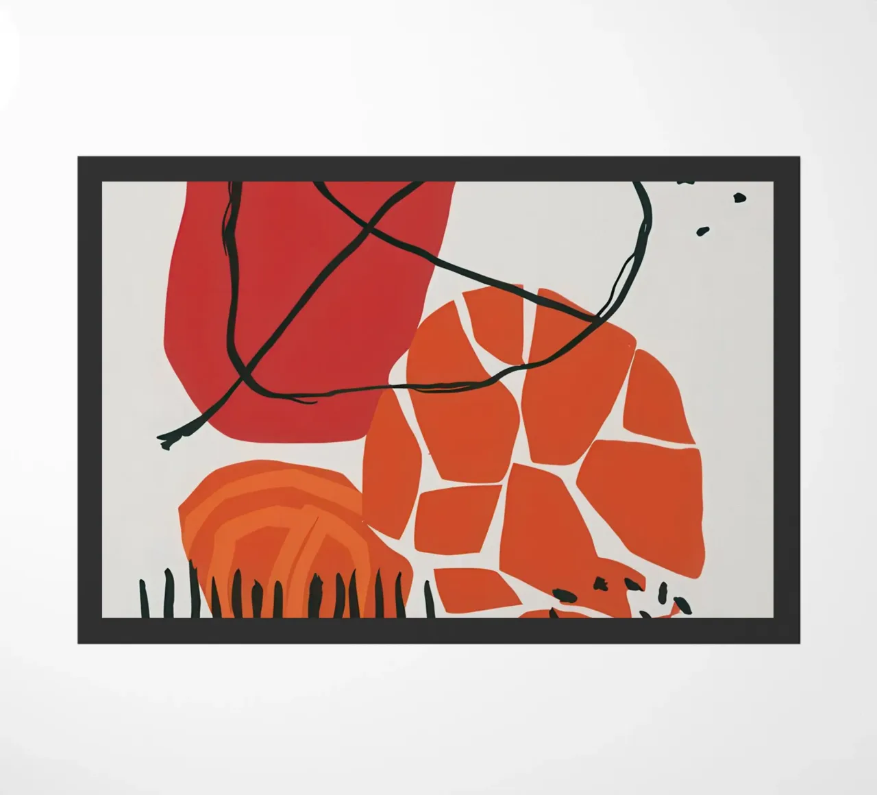 Frammenti emozionali Astratto zerbino da Trace Brush