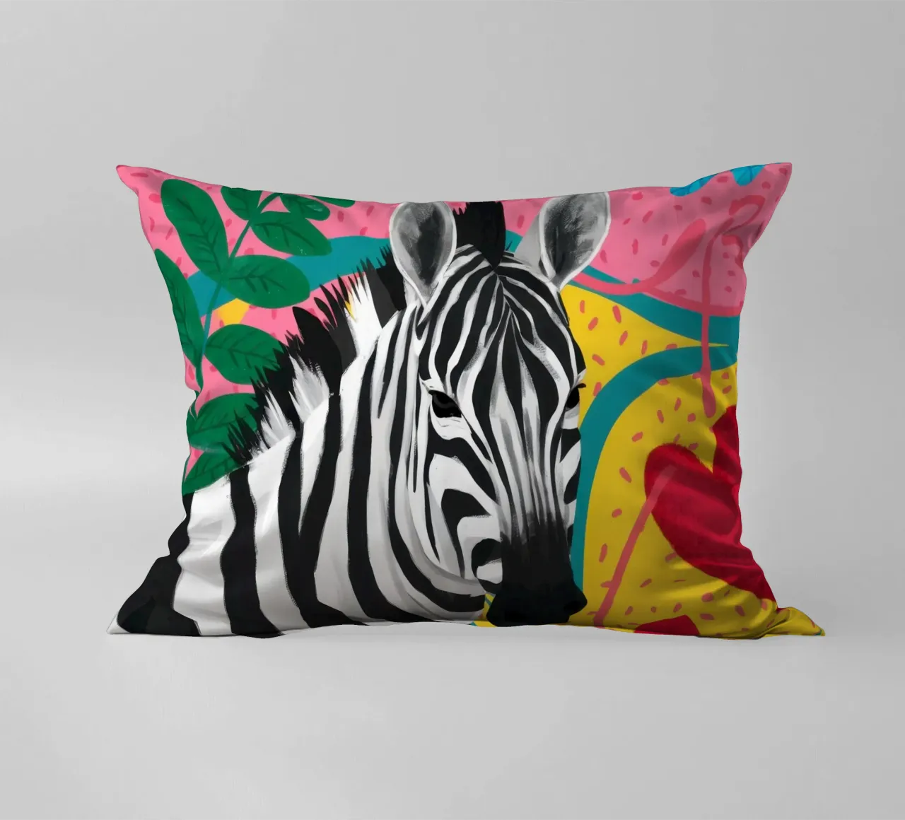 Zebra Cuore d'oro cuscino da Luna Aura