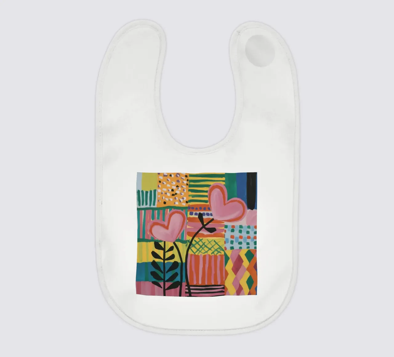 Patchwork d'amore bavaglino da Thistle Bloom