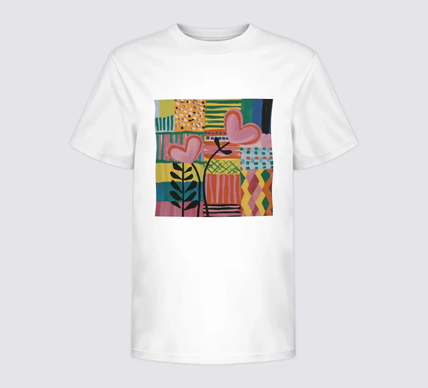 Patchwork of Love Kinder T-Shirt von Thistle Bloom