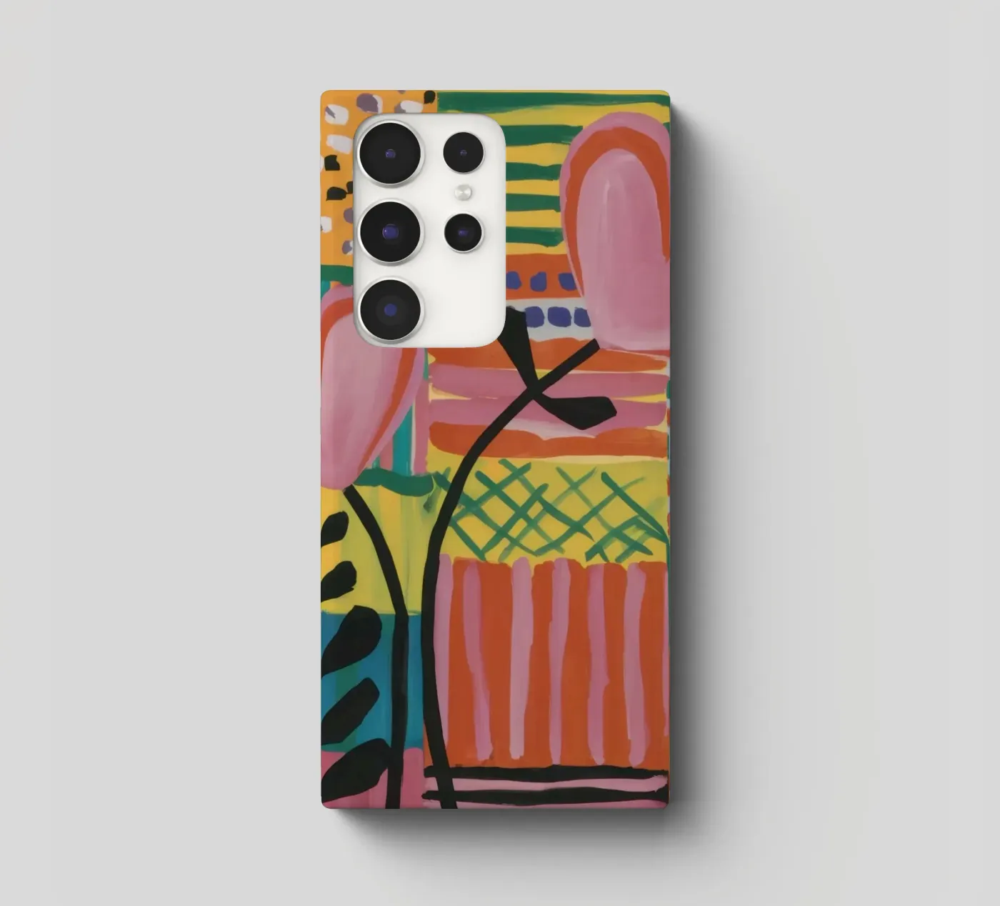 Patchwork of Love samsung phone case by Thistle Bloom