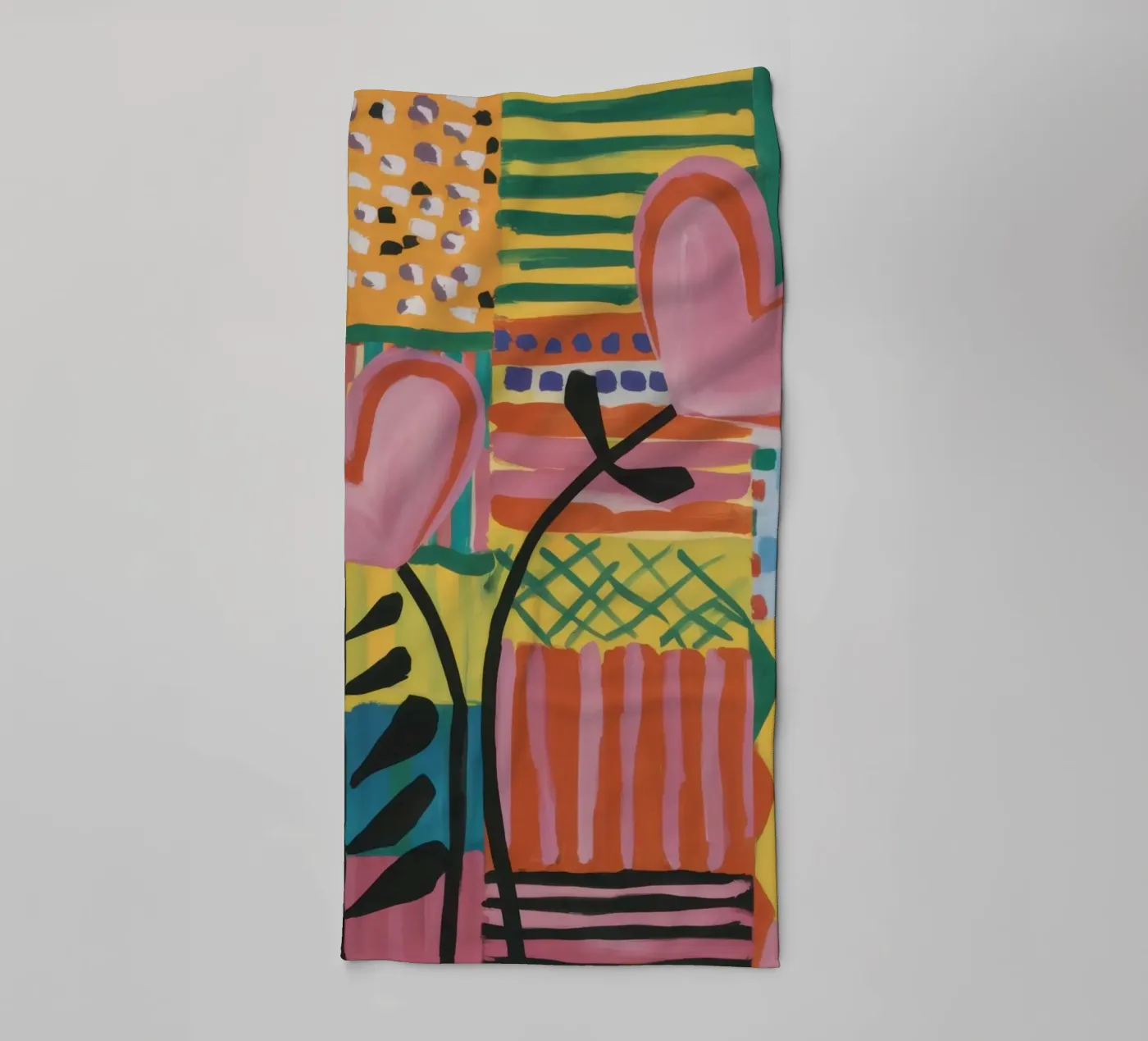 Patchwork of Love serviette de bain de Thistle Bloom