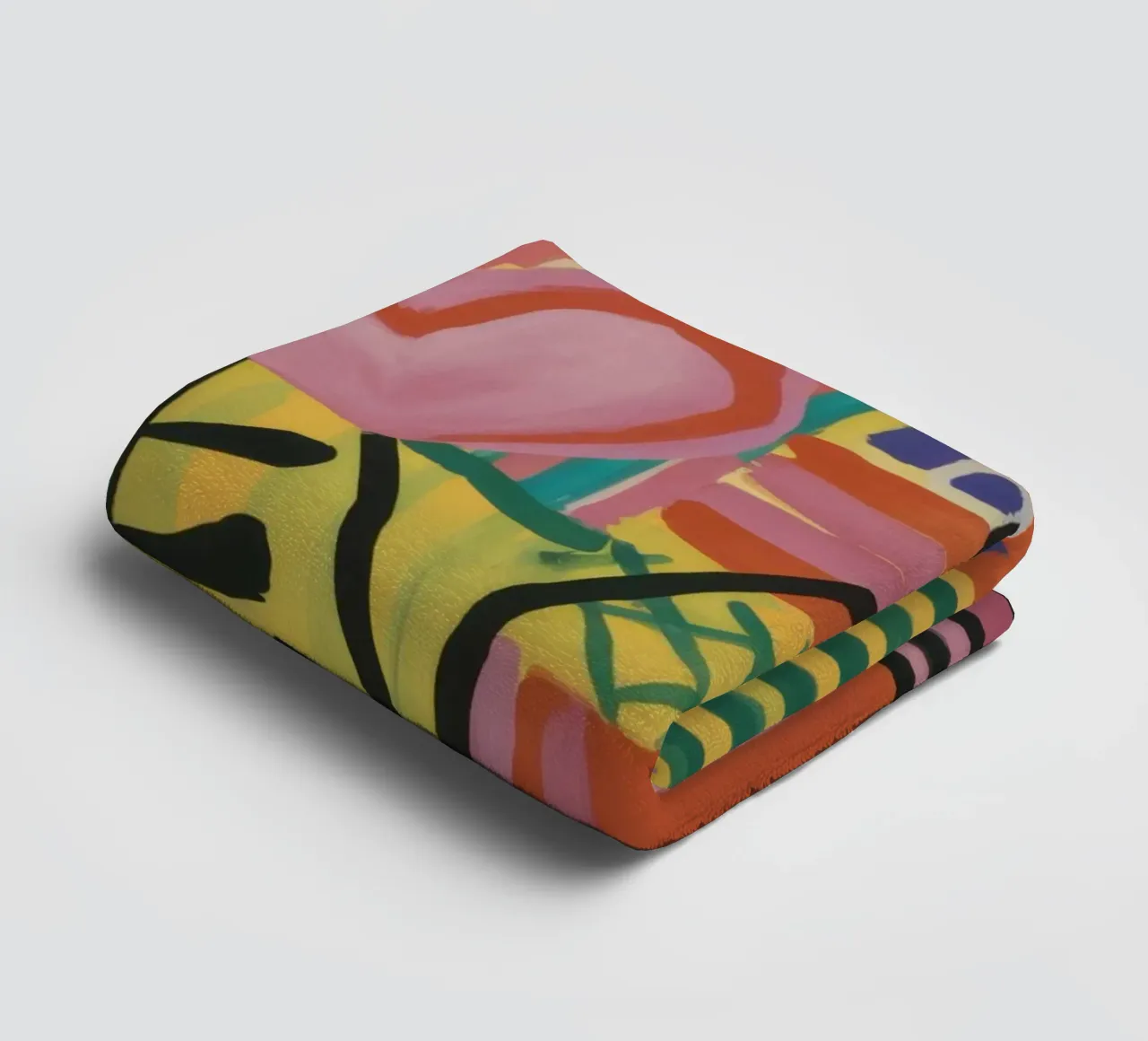 Patchwork van liefde badhanddoek van Thistle Bloom