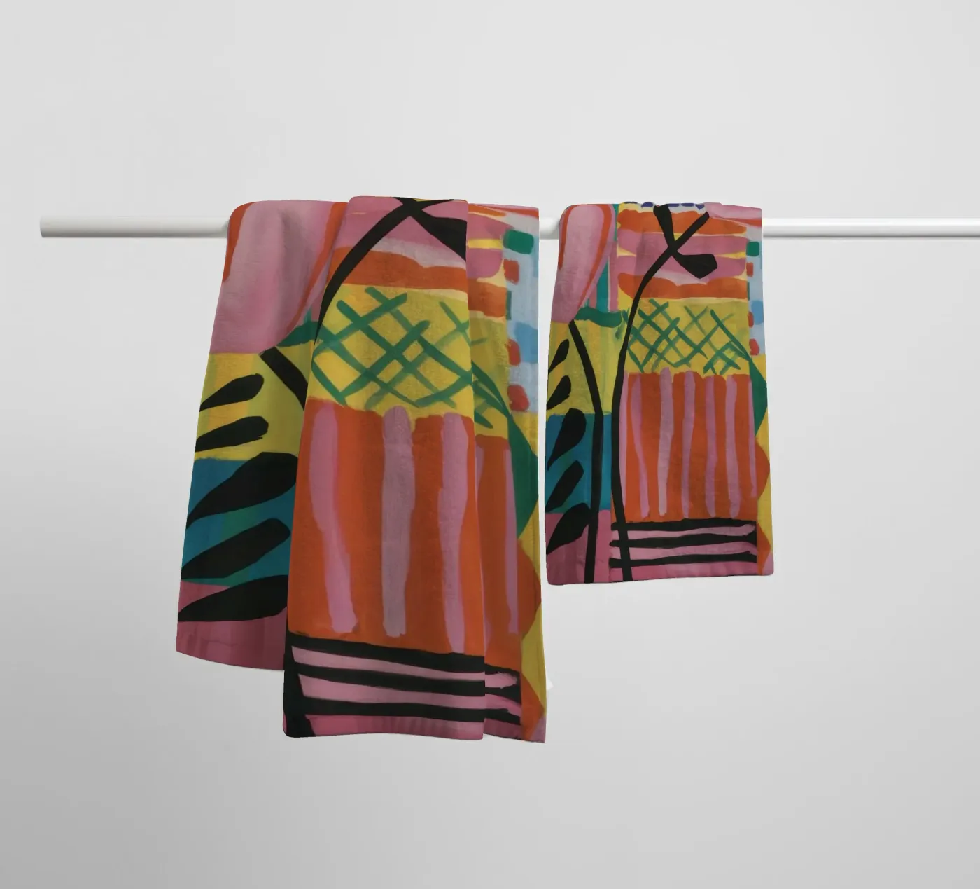 Patchwork of Love serviette de bain de Thistle Bloom