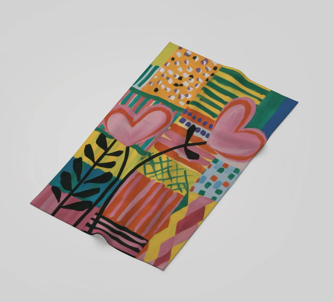 Patchwork of Love strandhanddoek van Thistle Bloom