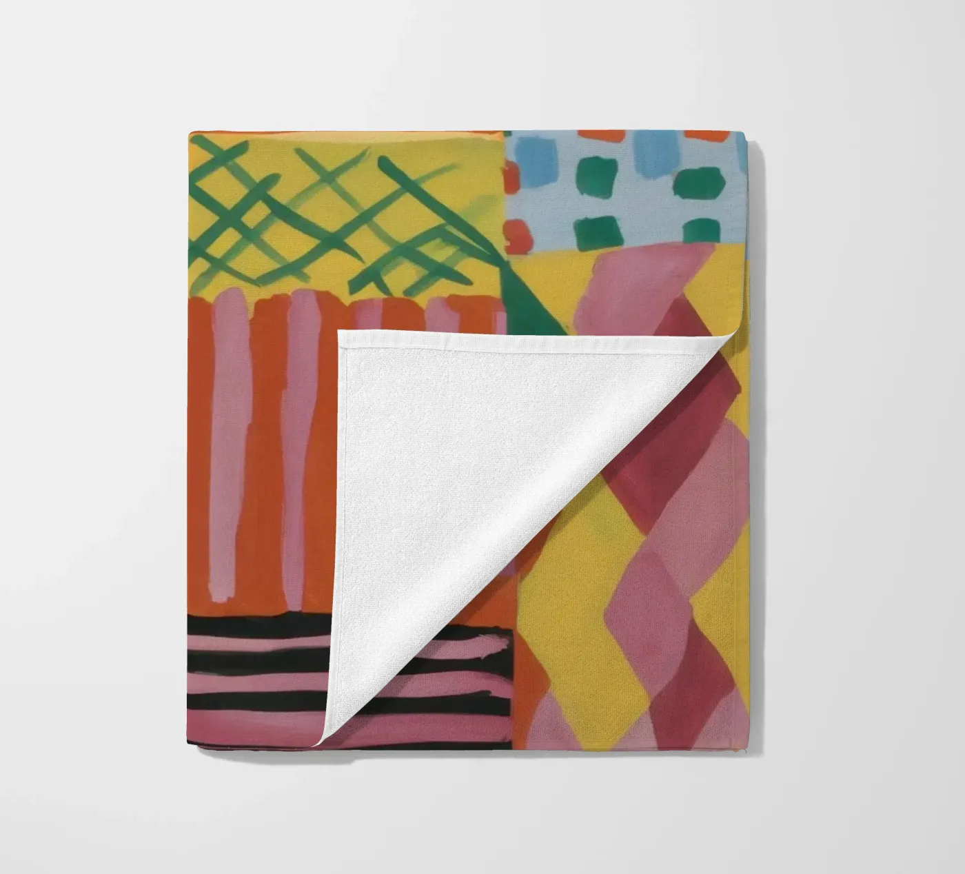 Patchwork of Love strandhanddoek van Thistle Bloom