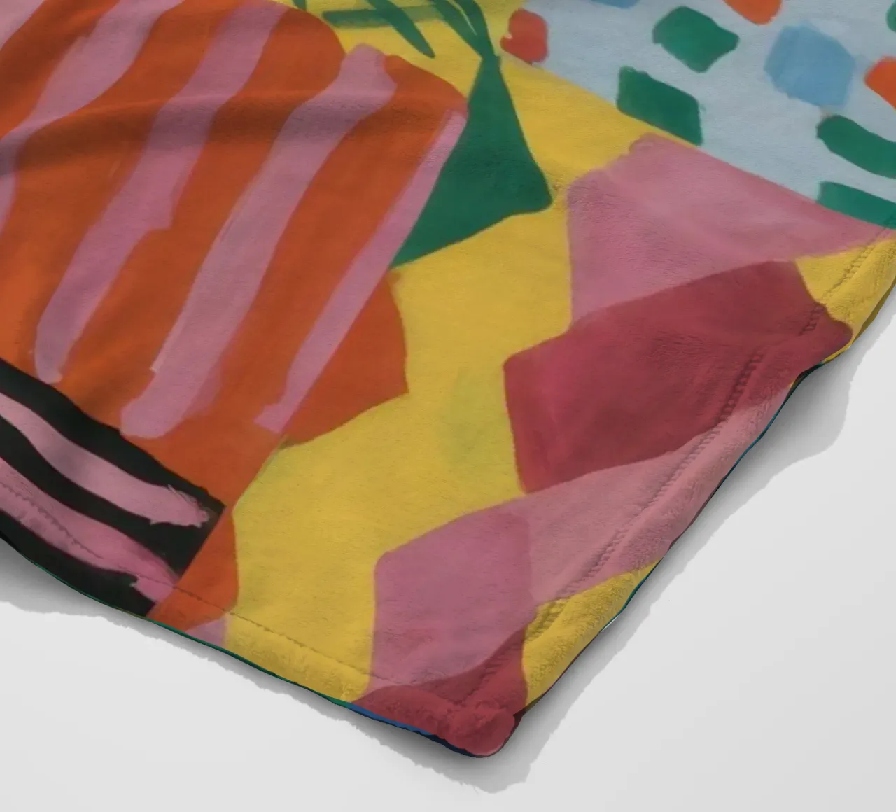 Patchwork van liefde fleecedeken van Thistle Bloom