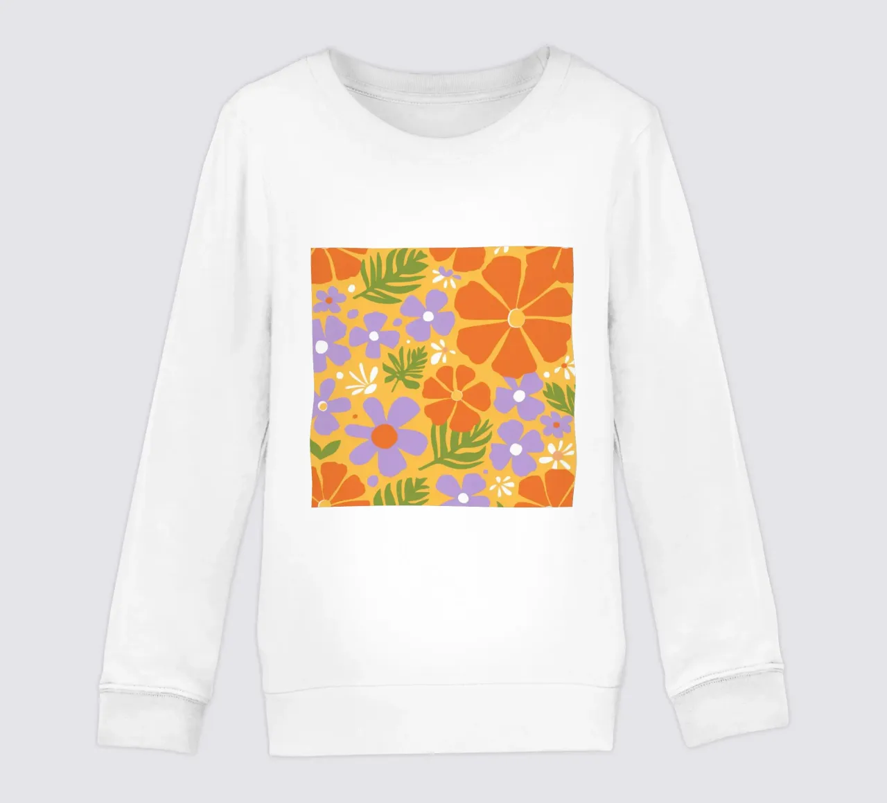 Potere floreale groovy felpa bambino da Gaia Viesta