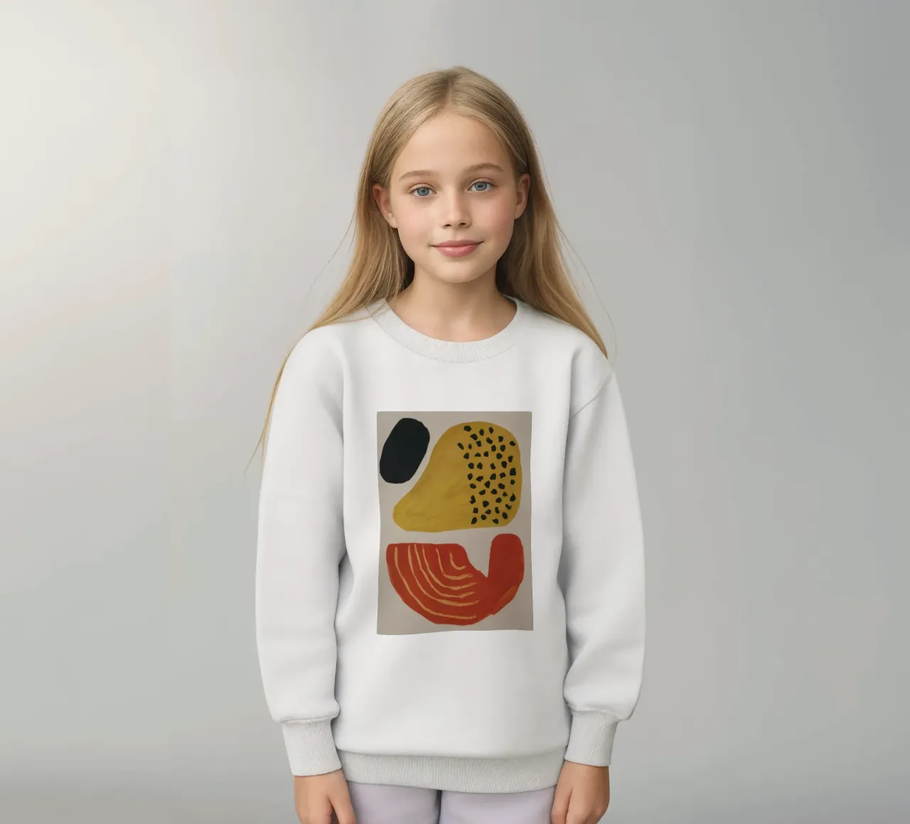 Forme astratte strutturate felpa bambino da Selene Shade