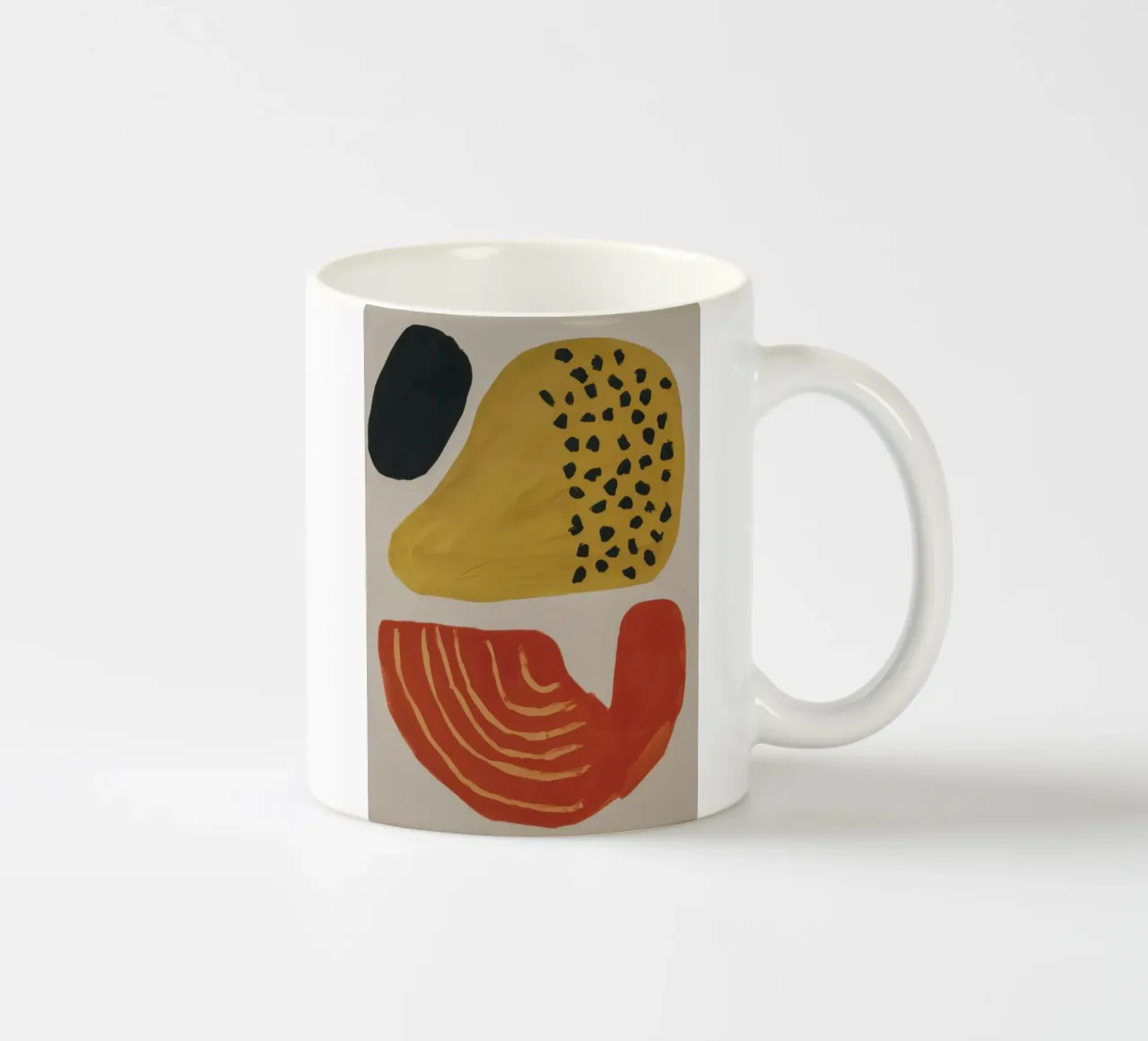 Forme astratte strutturate tazza in ceramica da Selene Shade