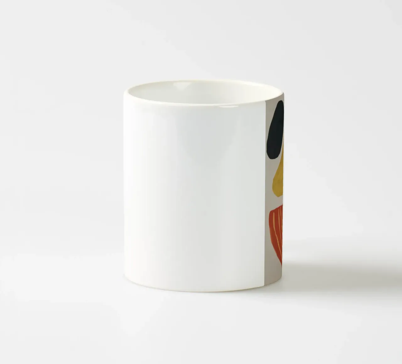Forme astratte strutturate tazza in ceramica da Selene Shade