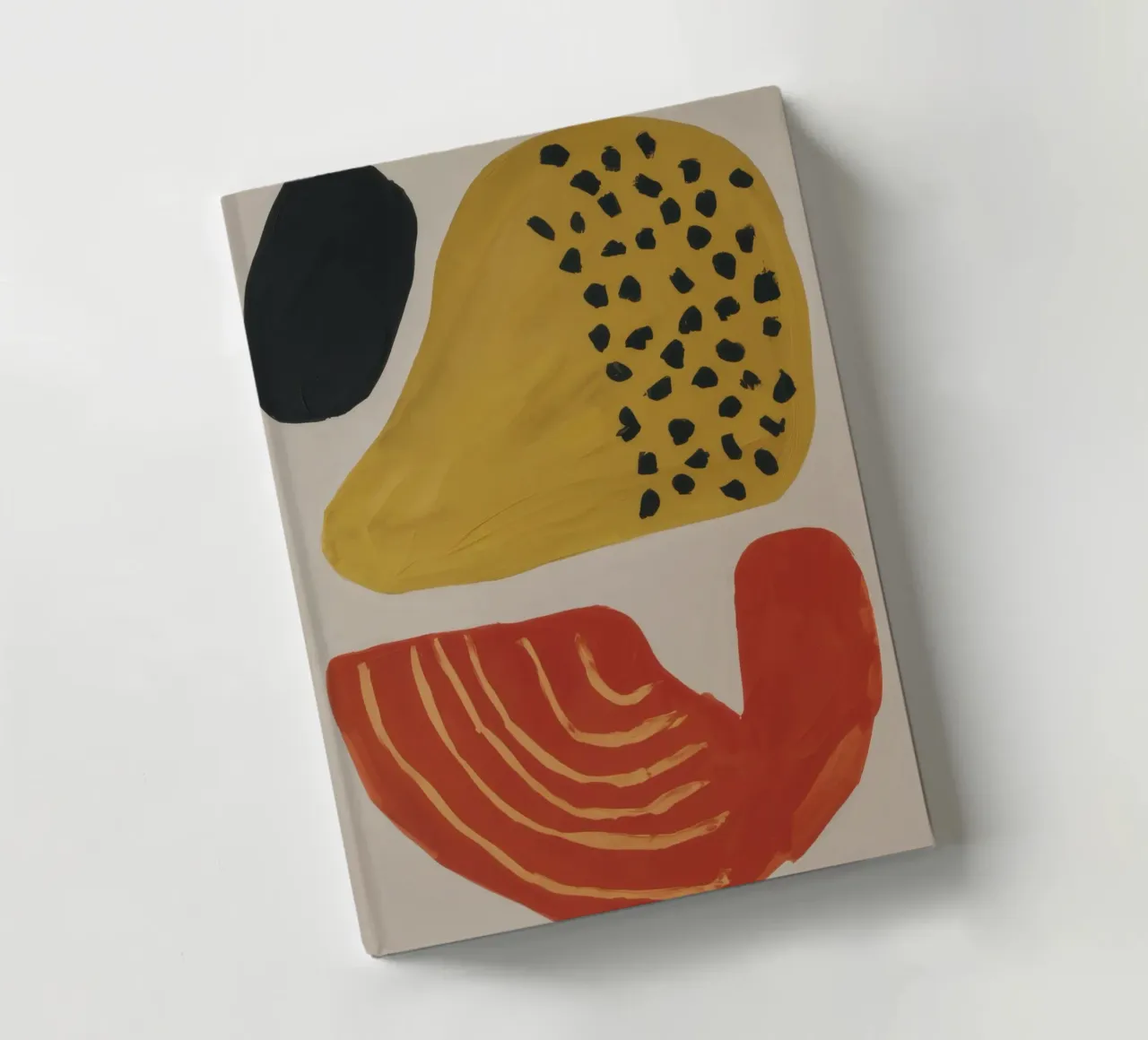 Textured Abstract Forms notebook by Selene Shade