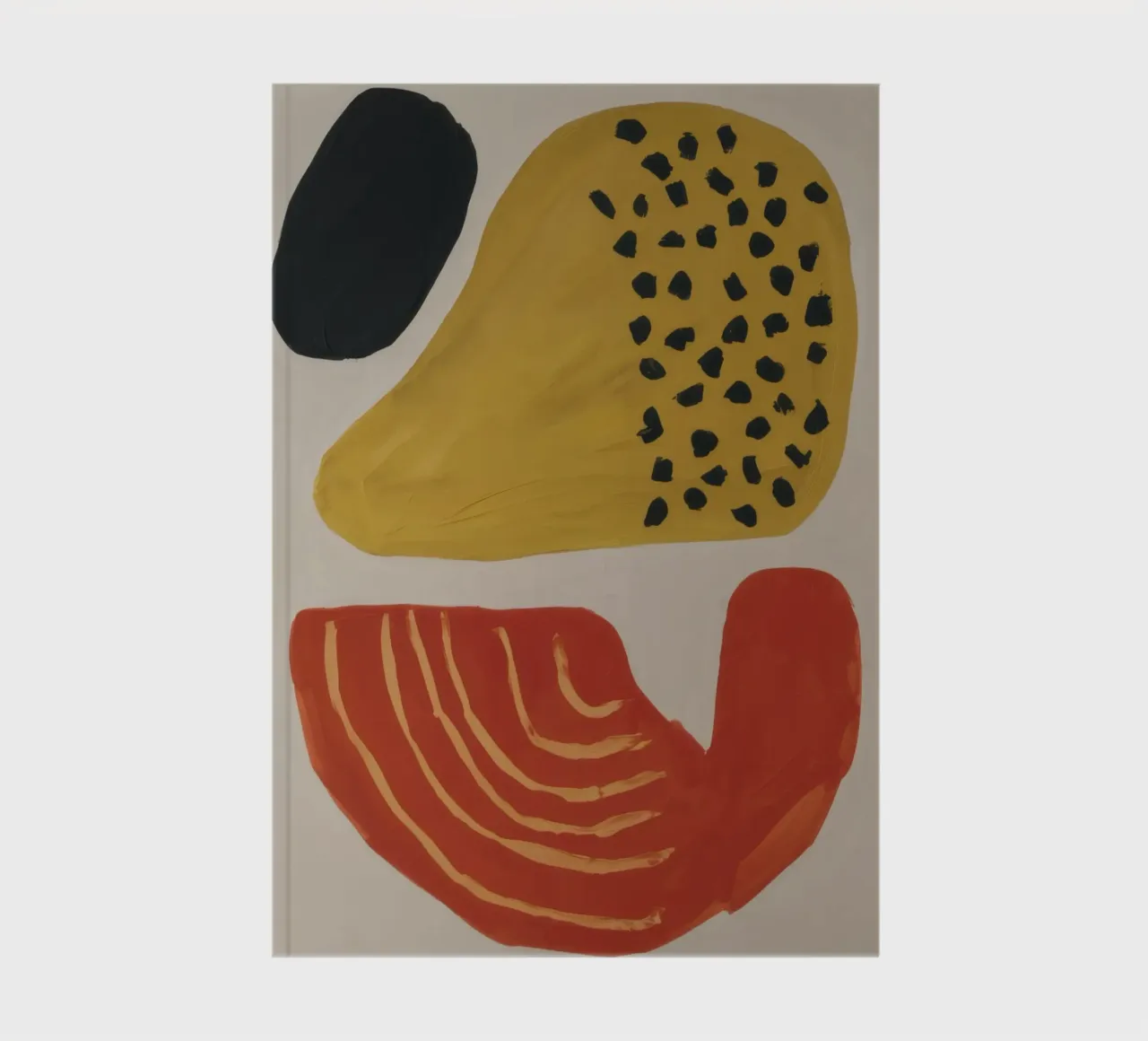Textured Abstract Forms notebook by Selene Shade
