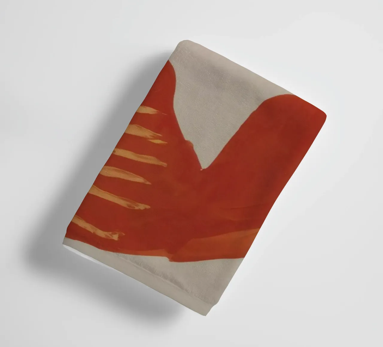 Textured Abstract Forms towel by Selene Shade