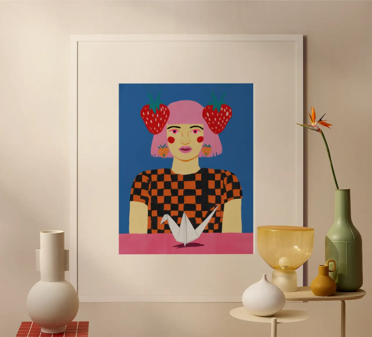 Regina della corona di fragole poster da Thistle Bloom