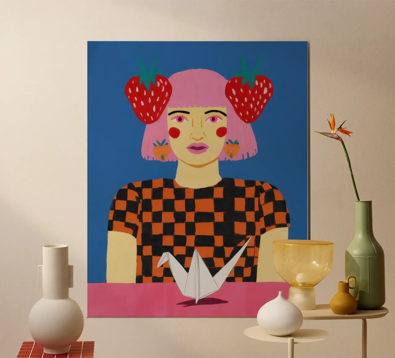 Regina della corona di fragole poster da Thistle Bloom