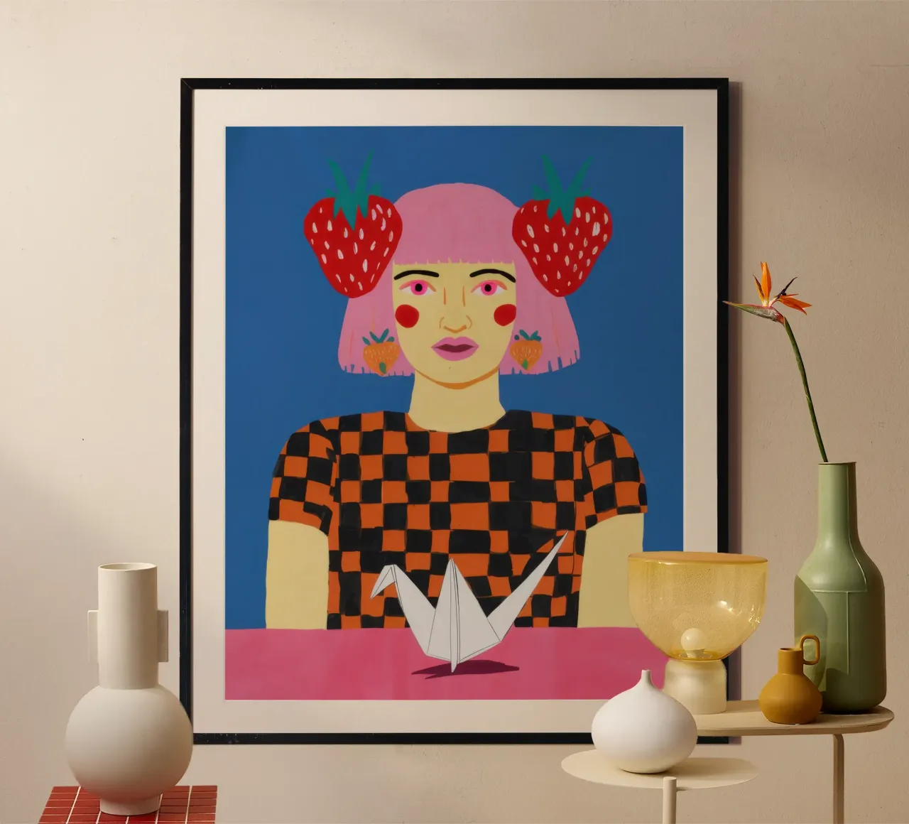 Regina della corona di fragole poster da Thistle Bloom